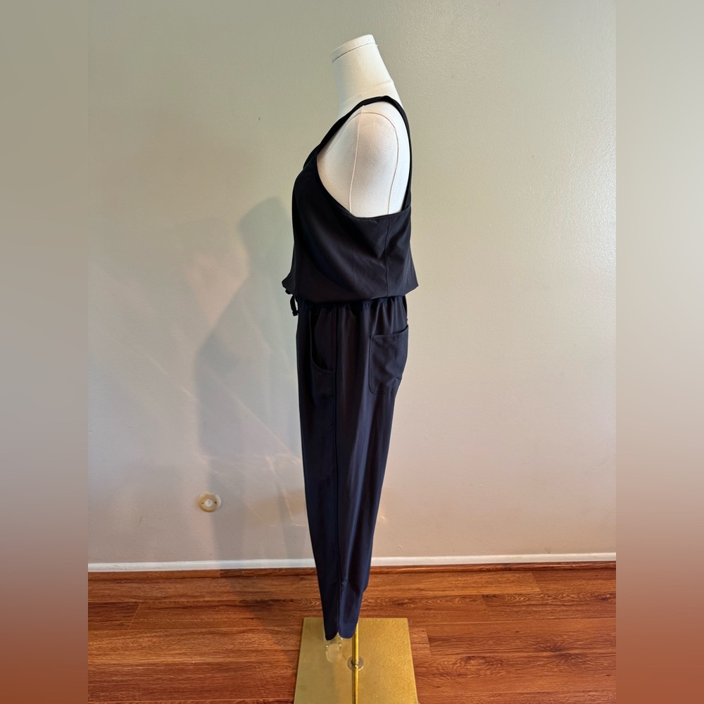 Patagonia Black Sleeveless Drawstring Jumpsuit - Picture 5 of 9